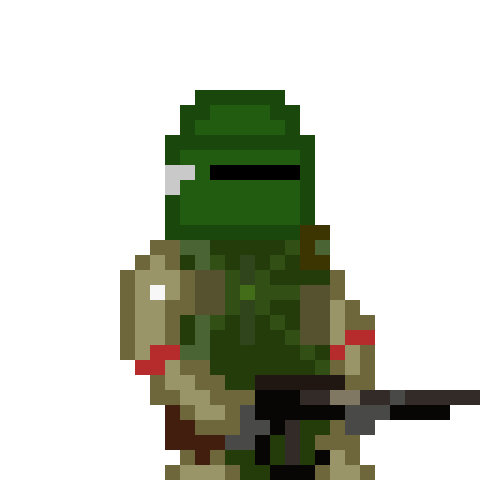 A sprite I made of the best operator. : Rainbow6